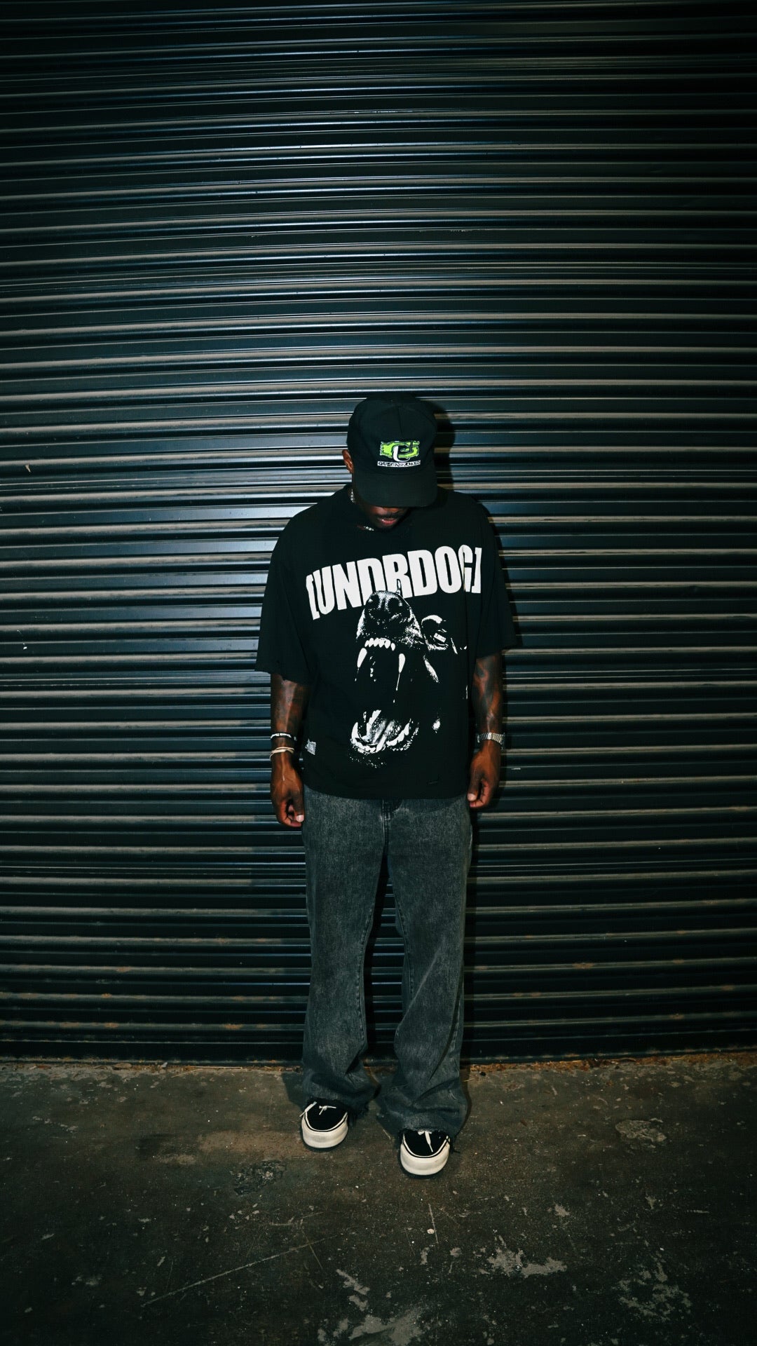 [UNDRDOG] Oversized box cut tee