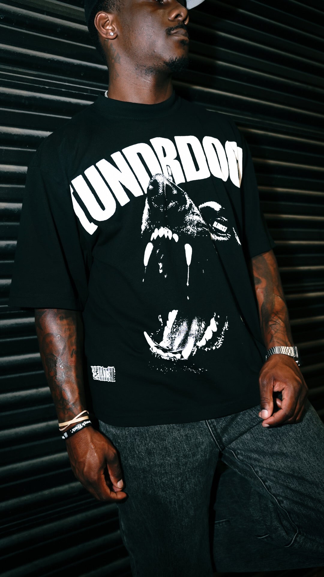 [UNDRDOG] Oversized box cut tee