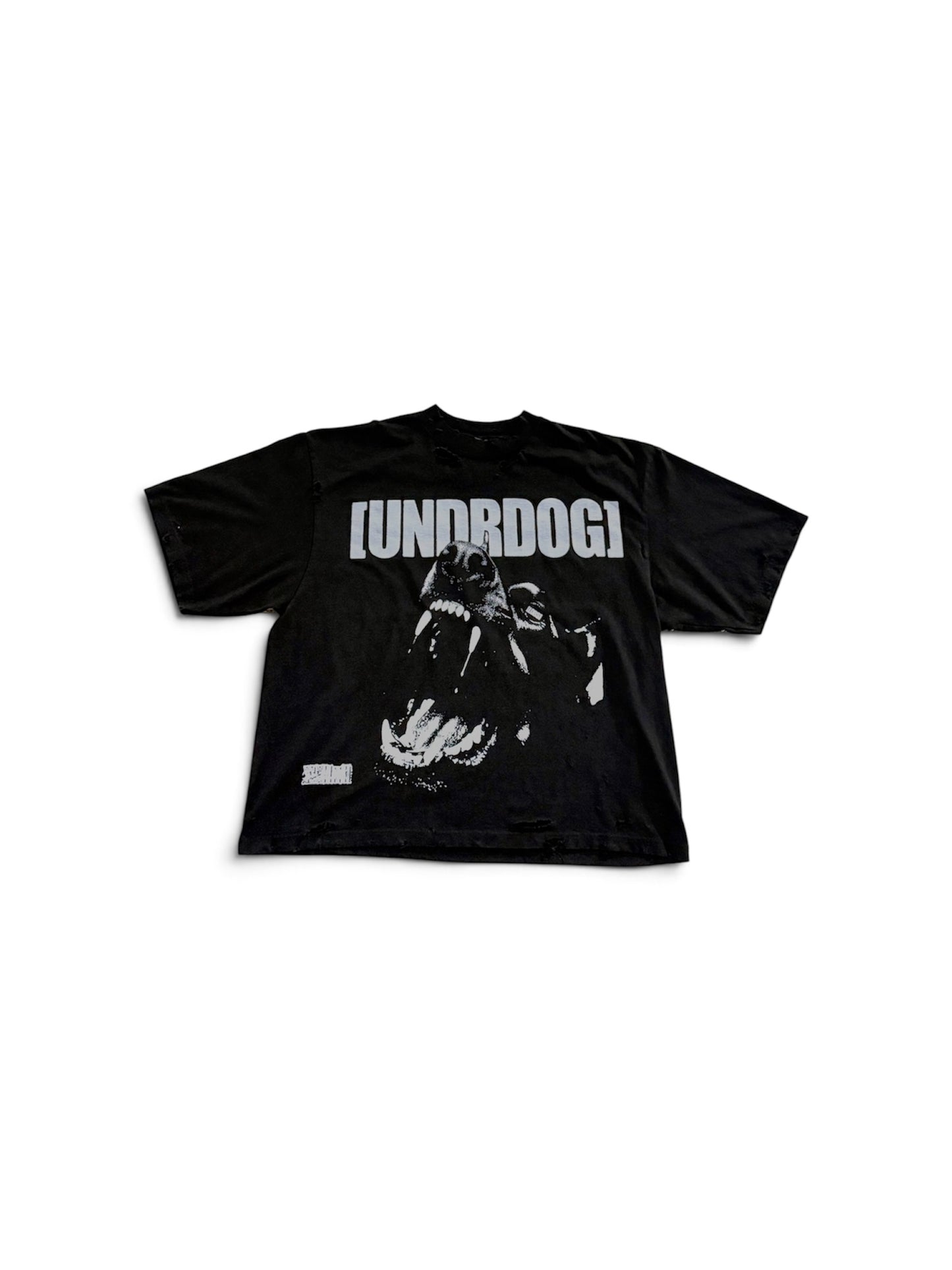 [UNDRDOG] Oversized box cut tee